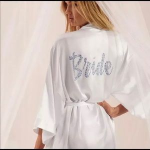 Bride silk robe from VS